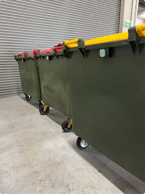 Australian Unity site bins monitored by Flippa sensors